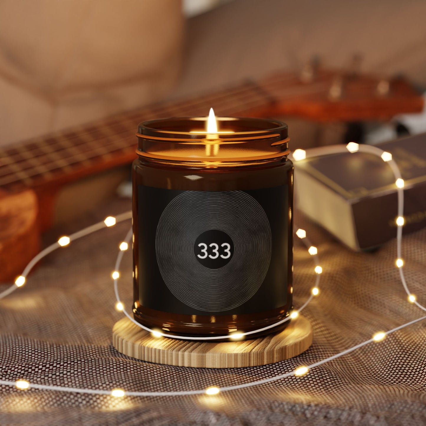 333 Angel Number Intentions Candle