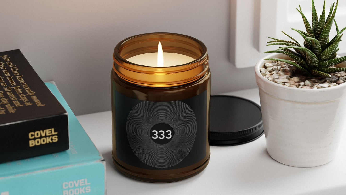 333 Angel Number Intentions Candle