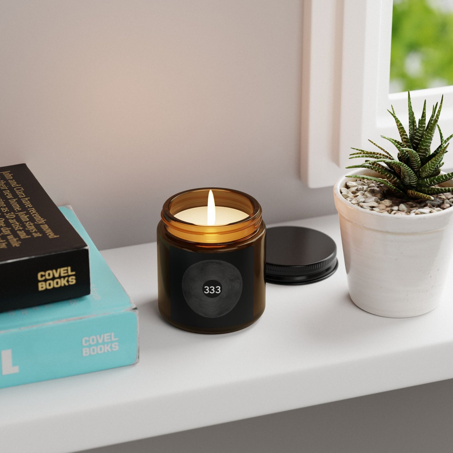 333 Angel Number Intentions Candle